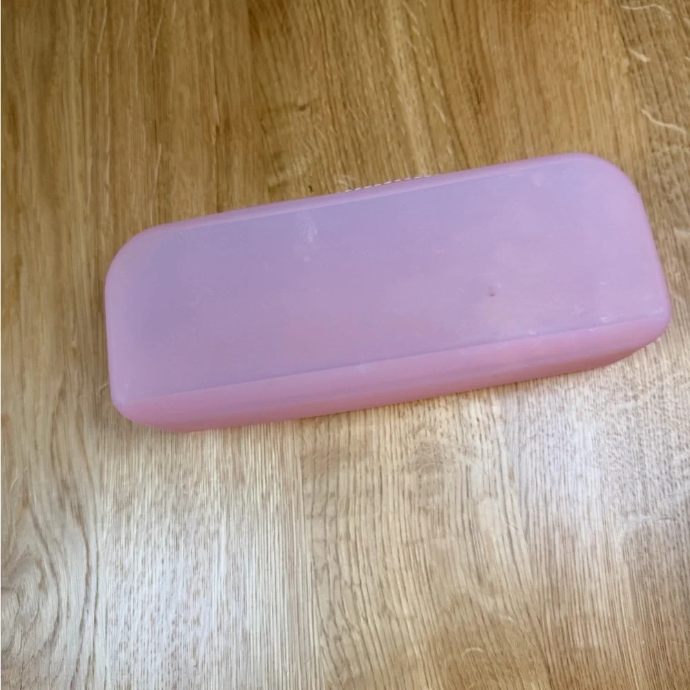 Pink Silicone Pencil Case